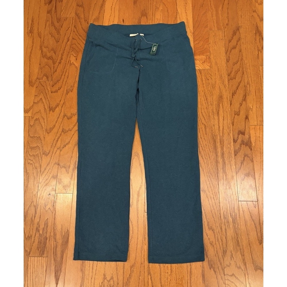 L.L.‎ Bean Mens Blue Green Sweat Pants Size XL Pull On Comfy Casual NWT Vintage